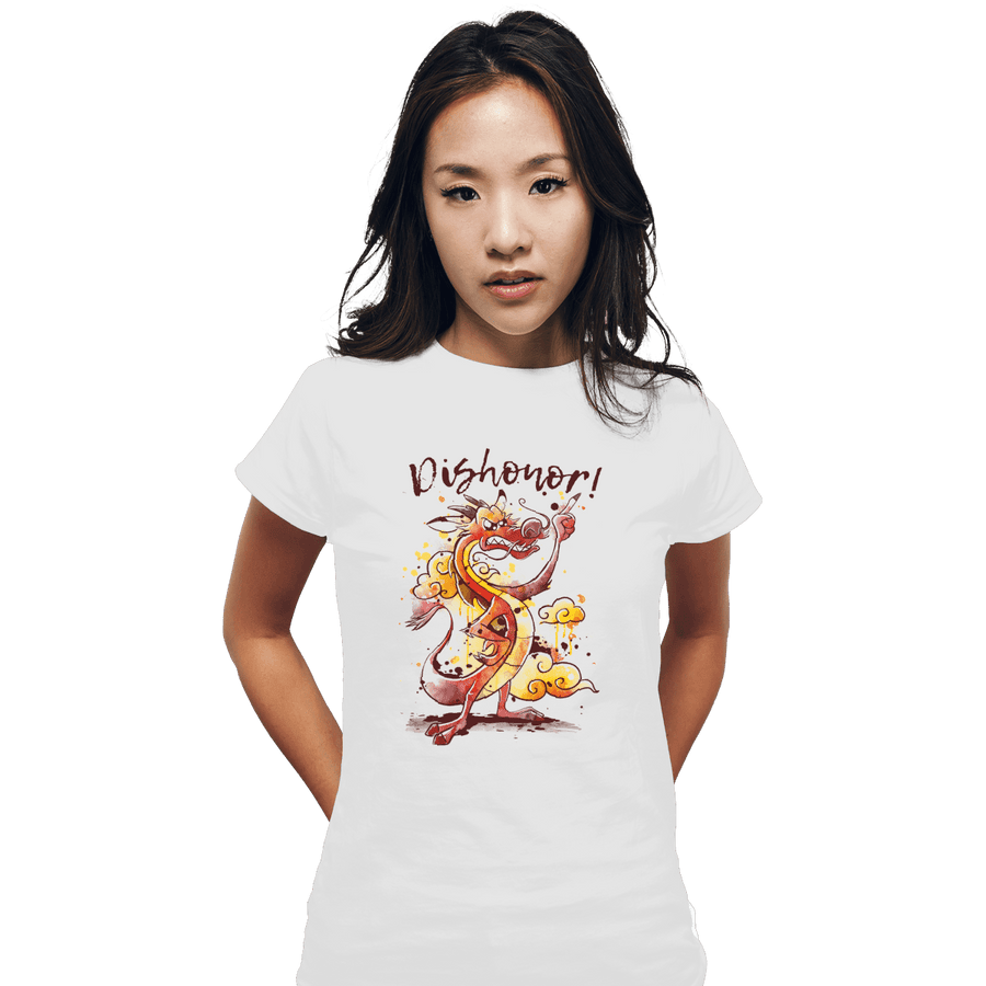 Shirts Fitted Shirts, Woman / Small / White Dishonor