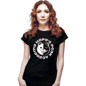 Shirts Fitted Shirts, Woman / Small / Black Hopes Peak Academy
