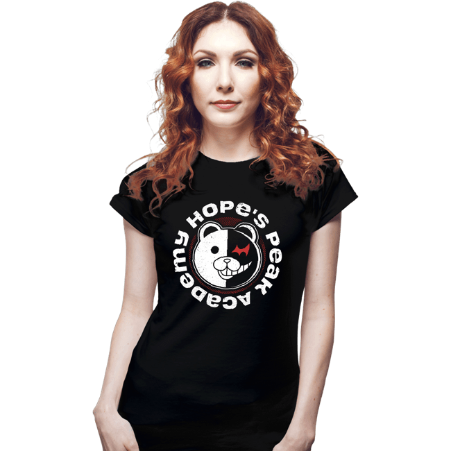 Shirts Fitted Shirts, Woman / Small / Black Hopes Peak Academy