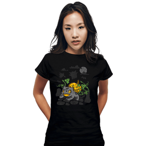 Secret_Shirts Fitted Shirts, Woman / Small / Black Bulb O Lantern
