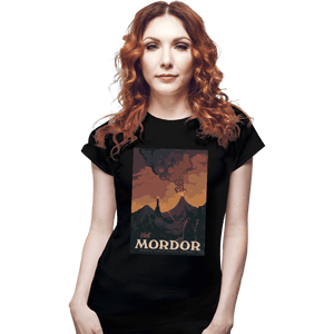 Shirts Fitted Shirts, Woman / Small / Black Visit Mordor