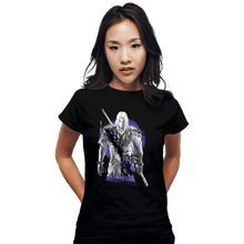 Load image into Gallery viewer, Daily_Deal_Shirts Fitted Shirts, Woman / Small / Black Masamune&#39;s Shadow
