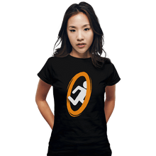 Load image into Gallery viewer, Shirts Fitted Shirts, Woman / Small / Black Portal B
