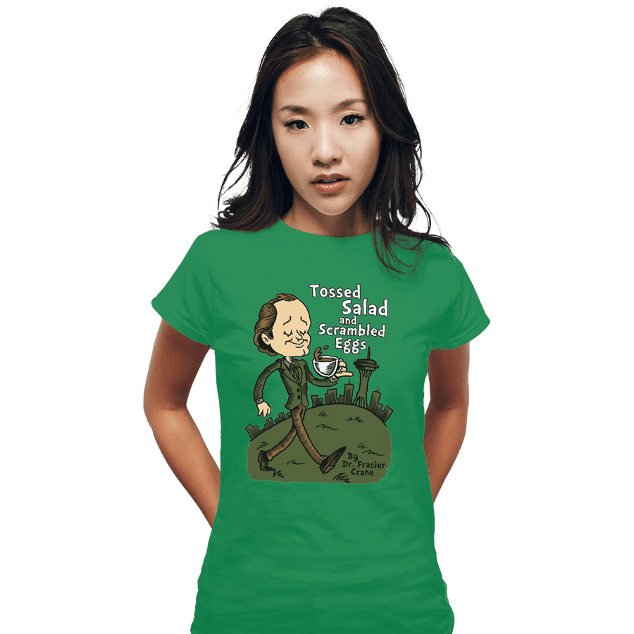 Shirts Fitted Shirts, Woman / Small / Irish Green Tossed Salad And Scrambled Eggs