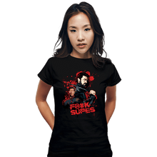 Load image into Gallery viewer, Secret_Shirts Fitted Shirts, Woman / Small / Black F Supes
