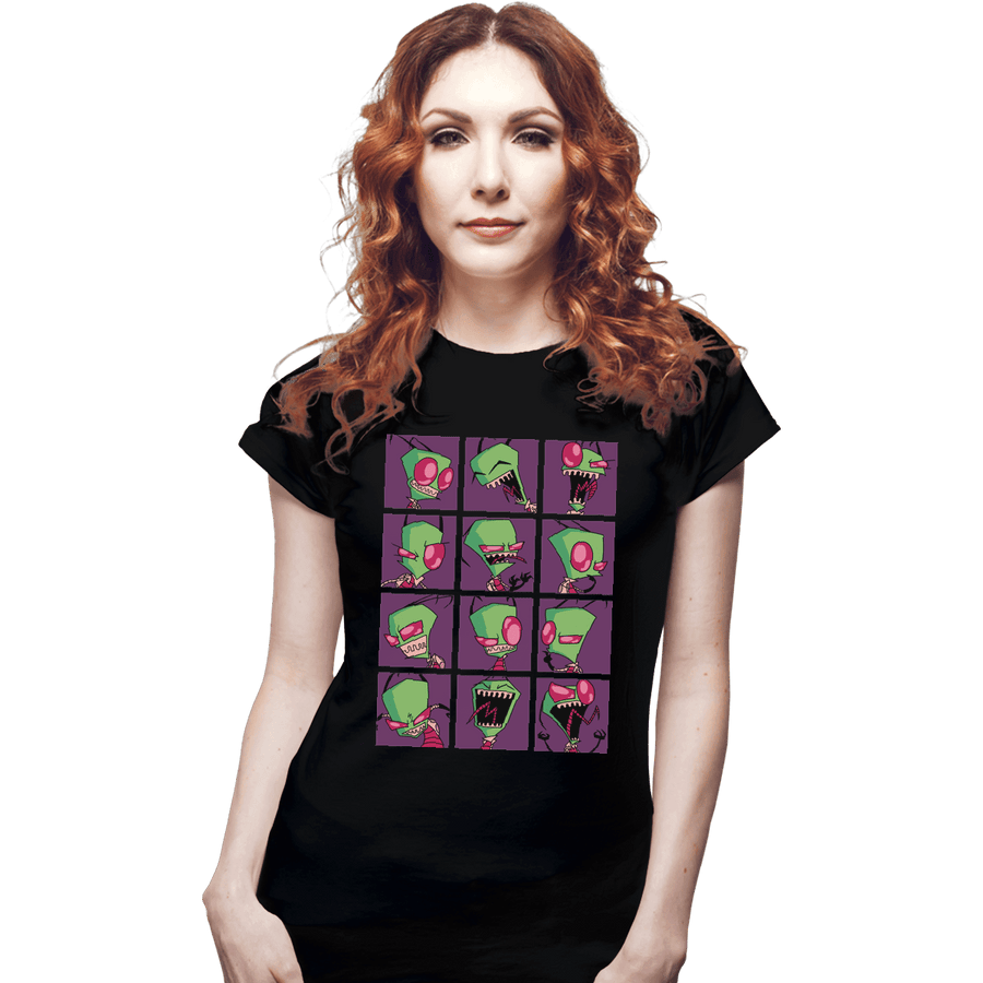 Shirts Fitted Shirts, Woman / Small / Black Zim Expressions