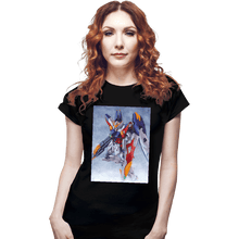 Load image into Gallery viewer, Secret_Shirts Fitted Shirts, Woman / Small / Black Wing Zero Painting
