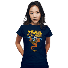 Load image into Gallery viewer, Secret_Shirts Fitted Shirts, Woman / Small / Navy Geniepulsa
