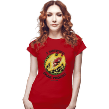 Load image into Gallery viewer, Shirts Fitted Shirts, Woman / Small / Red I Survived Dark Phoenix
