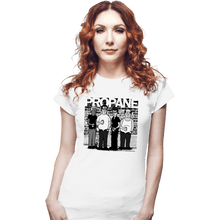 Load image into Gallery viewer, Secret_Shirts Fitted Shirts, Woman / Small / White Propane.
