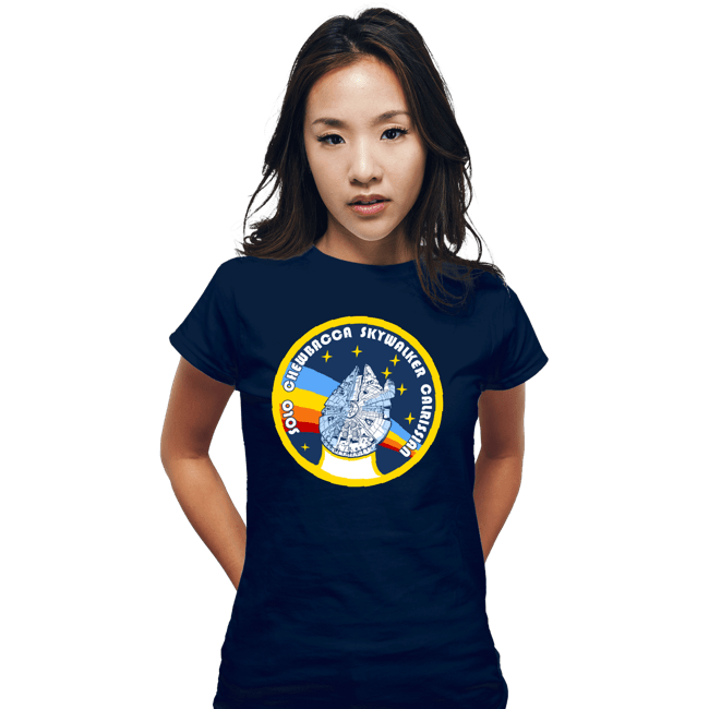 Shirts Fitted Shirts, Woman / Small / Navy Millenium Flight Program