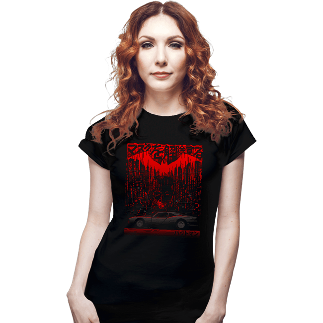 Daily_Deal_Shirts Fitted Shirts, Woman / Small / Black Dark City