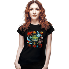 Load image into Gallery viewer, Shirts Fitted Shirts, Woman / Small / Black World Of Dice

