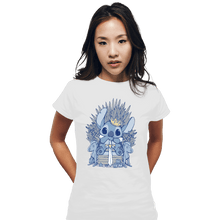 Load image into Gallery viewer, Shirts Fitted Shirts, Woman / Small / White The Throne
