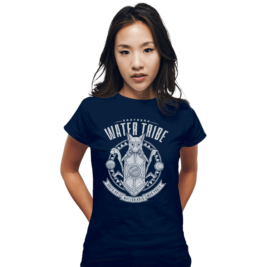 Shirts Fitted Shirts, Woman / Small / Navy Water is Benevolent