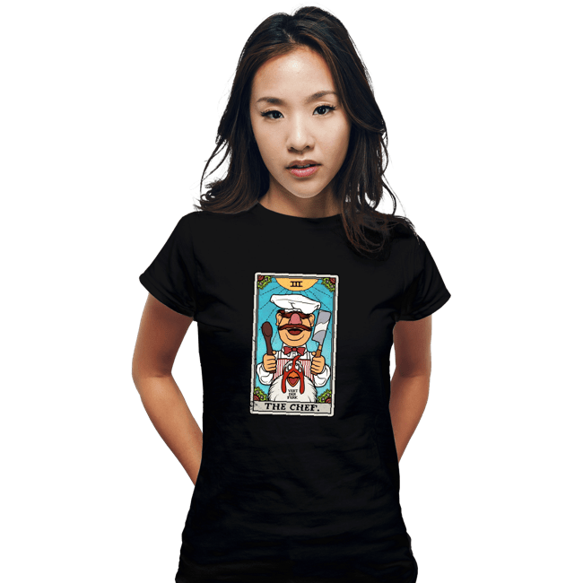 Daily_Deal_Shirts Fitted Shirts, Woman / Small / Black The Chef
