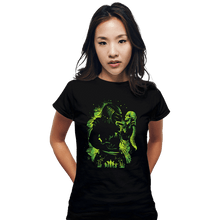 Load image into Gallery viewer, Secret_Shirts Fitted Shirts, Woman / Small / Black Hunter Of Humans
