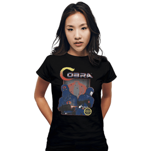 Shirts Fitted Shirts, Woman / Small / Black Cobra