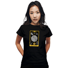 Load image into Gallery viewer, Shirts Fitted Shirts, Woman / Small / Black Tarot The World
