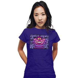 Shirts Fitted Shirts, Woman / Small / Violet Mad Cat