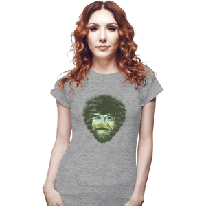 Shirts Fitted Shirts, Woman / Small / Sports Grey Bob Ross