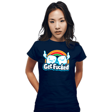 Load image into Gallery viewer, Secret_Shirts Fitted Shirts, Woman / Small / Navy Get Effed
