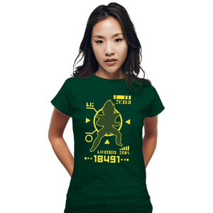 Shirts Fitted Shirts, Woman / Small / Irish Green Saiyan Power Over 18,000