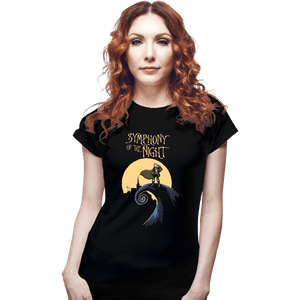 Daily_Deal_Shirts Fitted Shirts, Woman / Small / Black Symphony Of The Night