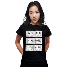 Load image into Gallery viewer, Secret_Shirts Fitted Shirts, Woman / Small / Black Dere Types
