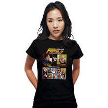 Load image into Gallery viewer, Shirts Fitted Shirts, Woman / Small / Black Family Fighter
