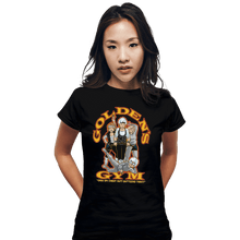 Load image into Gallery viewer, Shirts Fitted Shirts, Woman / Small / Black Golden&#39;s Gym
