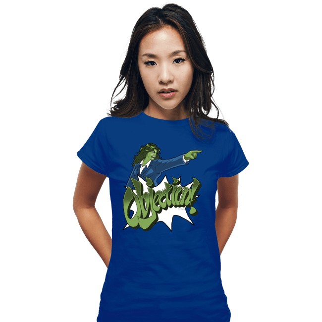 Secret_Shirts Fitted Shirts, Woman / Small / Royal Blue Super Lawyer