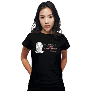 Daily_Deal_Shirts Fitted Shirts, Woman / Small / Black True Knowledge