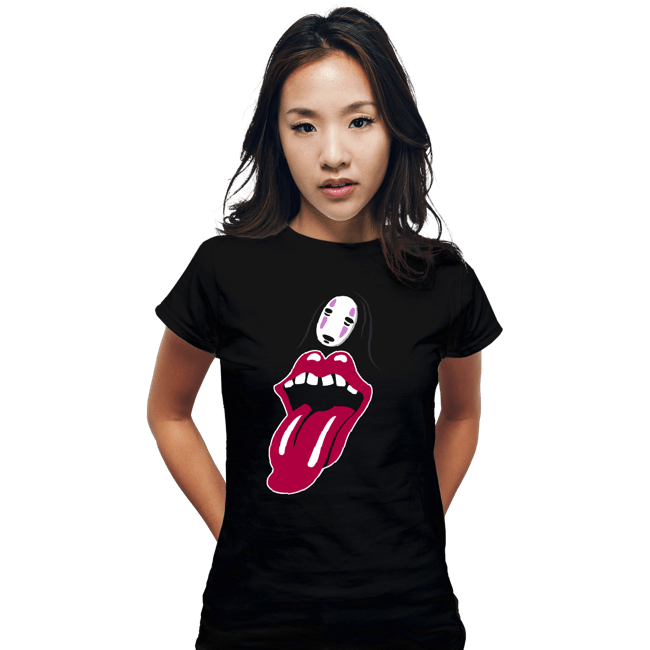Shirts Fitted Shirts, Woman / Small / Black The Rolling Stomach