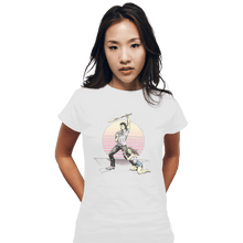 Load image into Gallery viewer, Shirts Fitted Shirts, Woman / Small / White Eastbound And Down
