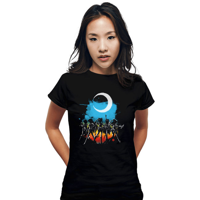 Shirts Fitted Shirts, Woman / Small / Black Inked Sailors