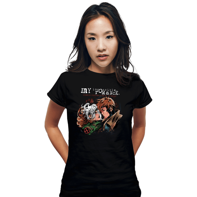 Daily_Deal_Shirts Fitted Shirts, Woman / Small / Black My Impossible Romance