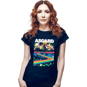 Shirts Fitted Shirts, Woman / Small / Navy Visit Asgard