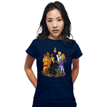 Load image into Gallery viewer, Secret_Shirts Fitted Shirts, Woman / Small / Navy Scooby Suprise
