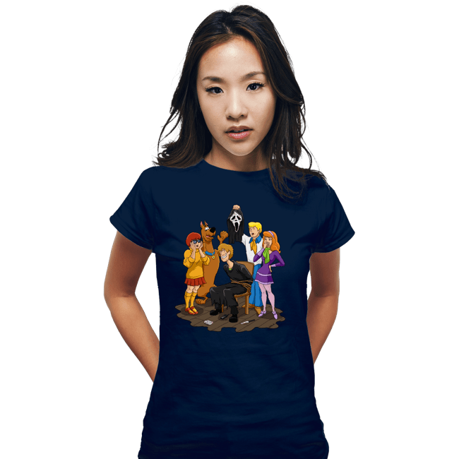 Secret_Shirts Fitted Shirts, Woman / Small / Navy Scooby Suprise