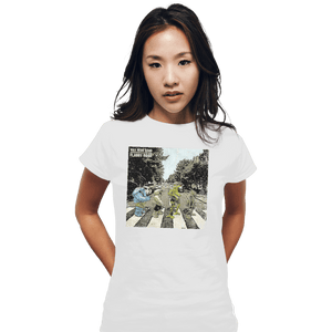 Shirts Fitted Shirts, Woman / Small / White Flabby Road
