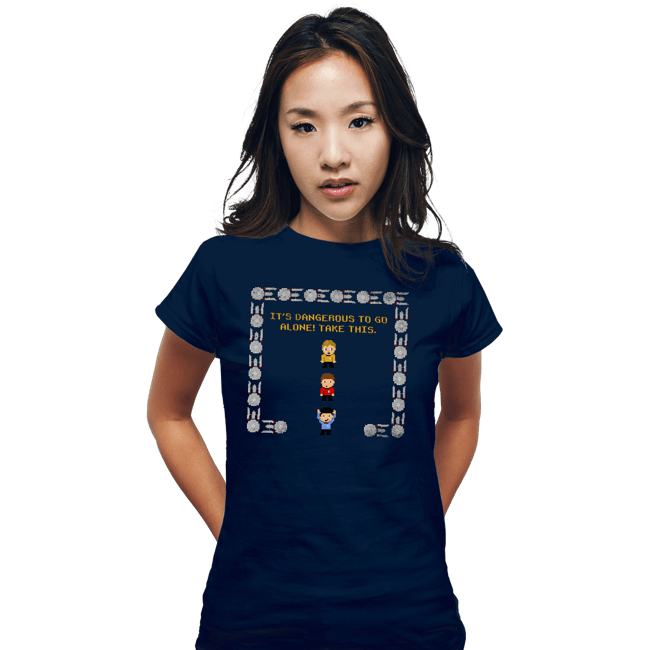 Secret_Shirts Fitted Shirts, Woman / Small / Navy Redshirt Zelda!