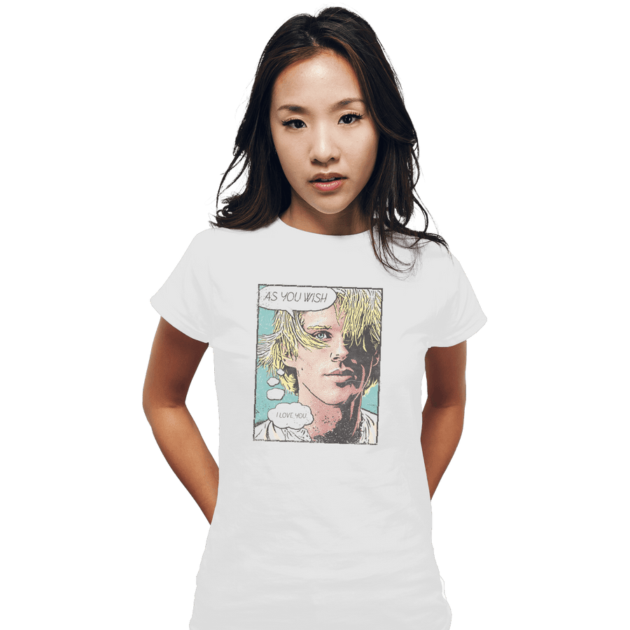 Shirts Fitted Shirts, Woman / Small / White As You Wish