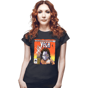 Shirts Fitted Shirts, Woman / Small / Dark Heather Shadaloo Comics