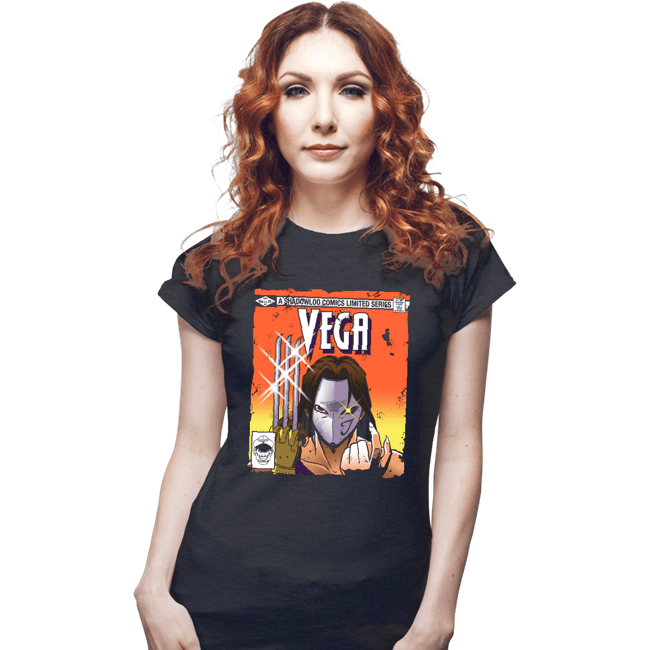 Shirts Fitted Shirts, Woman / Small / Dark Heather Shadaloo Comics
