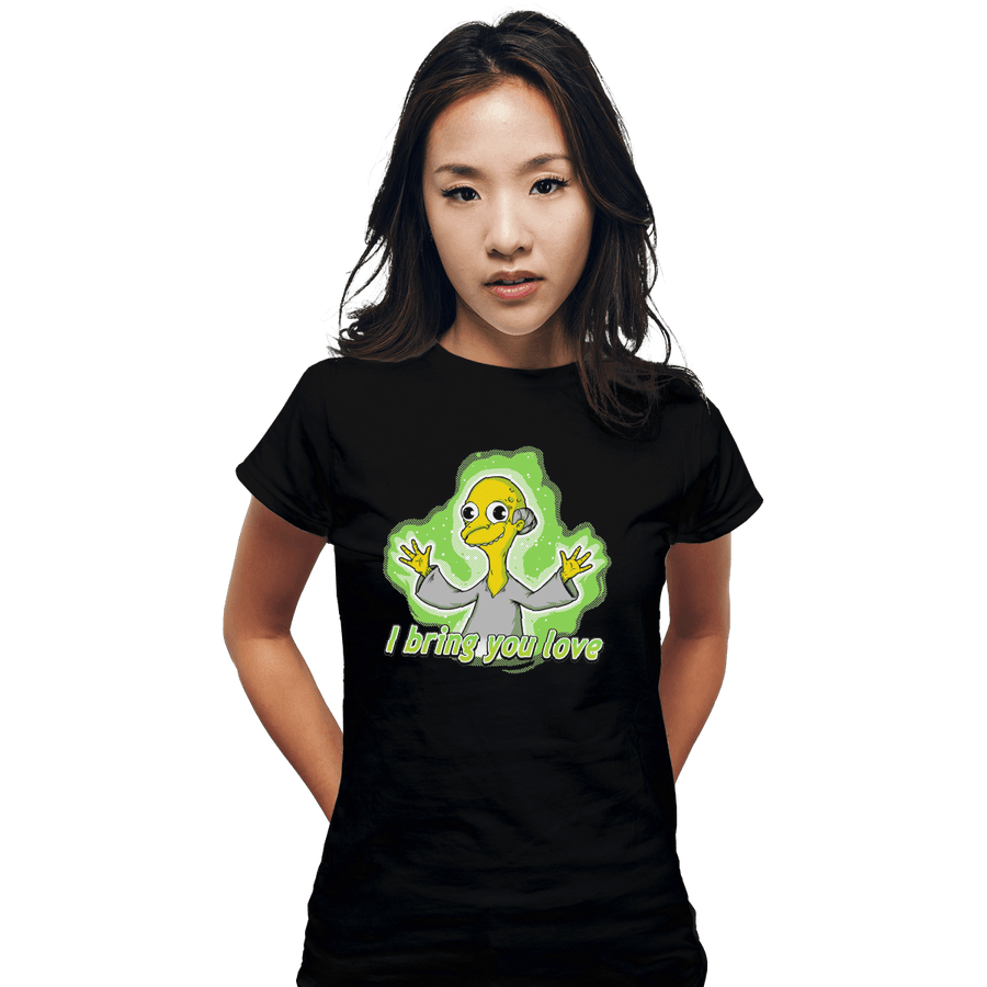 Shirts Fitted Shirts, Woman / Small / Black I Bring You Love