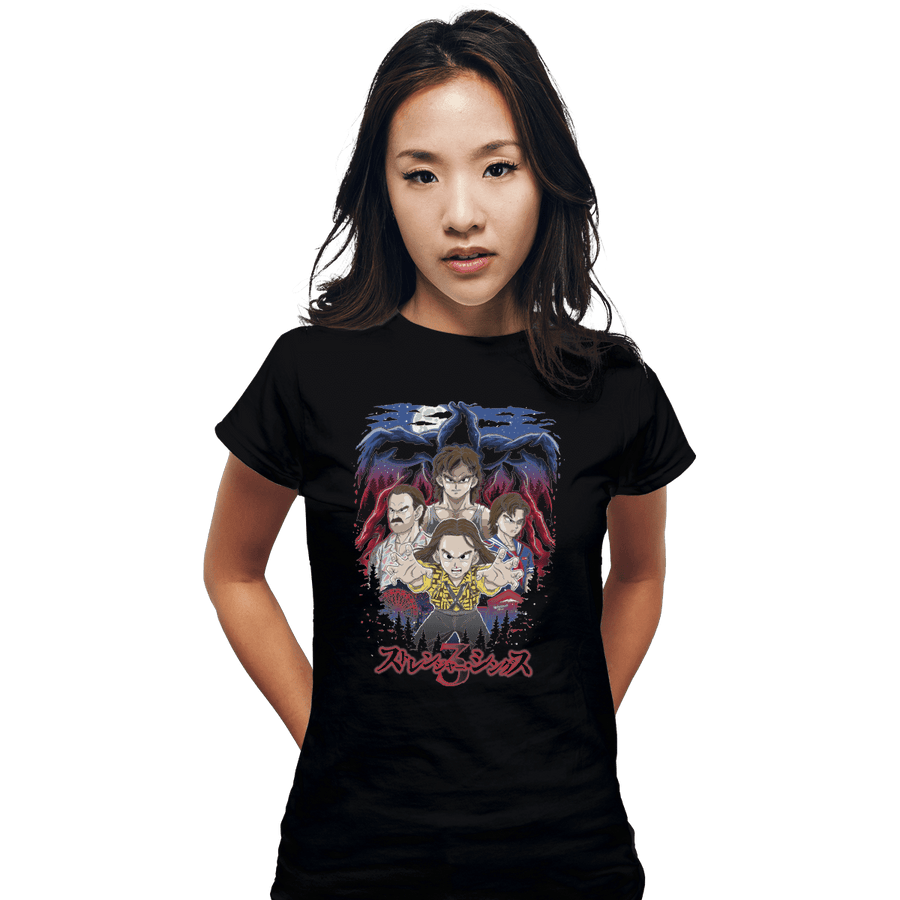 Shirts Fitted Shirts, Woman / Small / Black Stranger Shonen