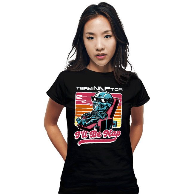 Secret_Shirts Fitted Shirts, Woman / Small / Black The Terminaptor