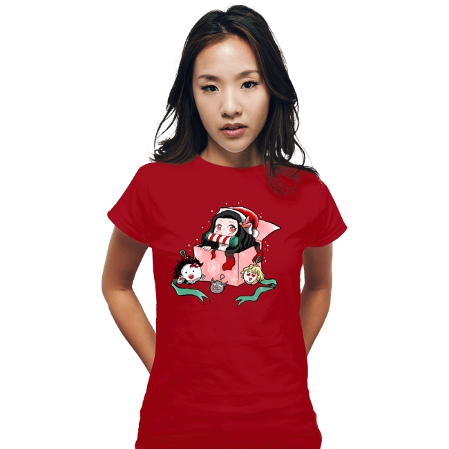 Secret_Shirts Fitted Shirts, Woman / Small / Red Christmas Of Demons