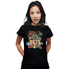 Load image into Gallery viewer, Shirts Fitted Shirts, Woman / Small / Black Mushroom Rangers
